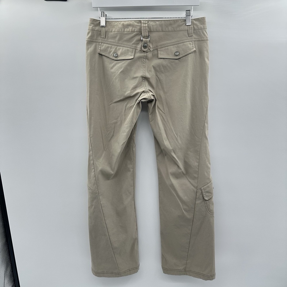 Athleta Dipper‎ Cargo Pants Women's 6 Beige Stretch Pull On Work Travel Pockets - Picture 13 of 14